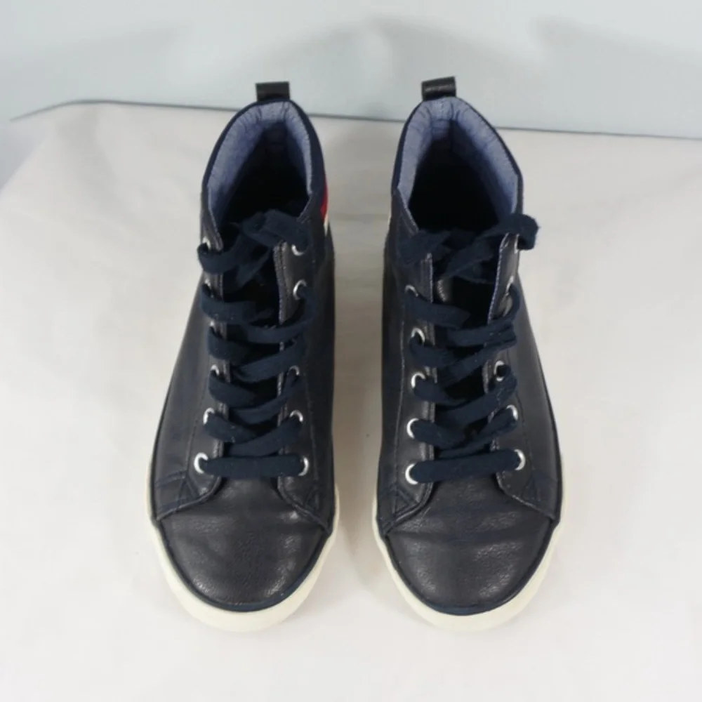 Tommy Hilfiger Dennis Mill Boys High Top Sneakers Size 2